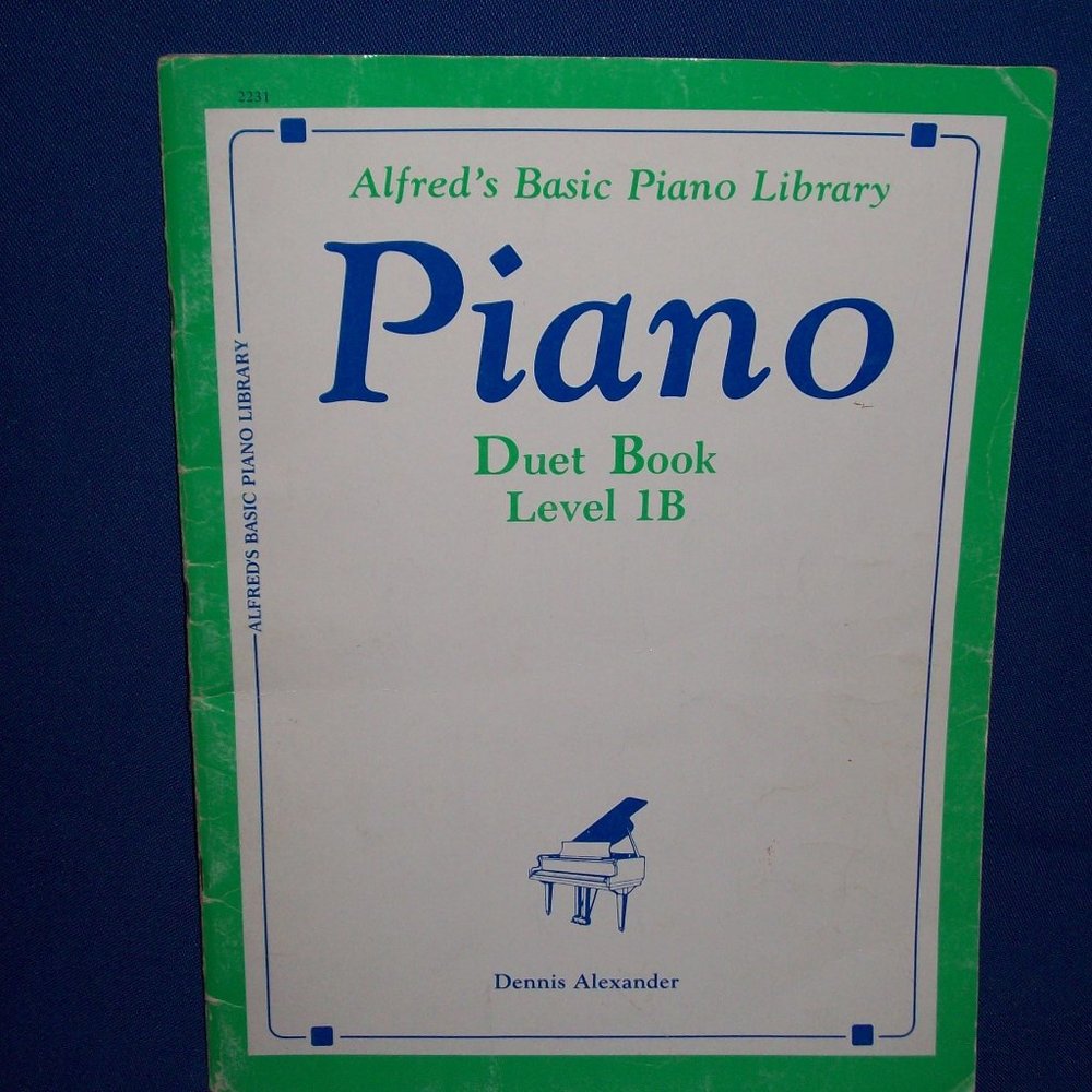 Alfred's Basic Piano Library 1986 Music Lesson Book Duet Book Level 1B